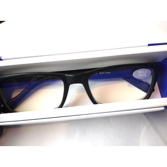 Readerest Blue Light Blocking Reading Glasses Bold Face +3.75 Magnification - Picture 2 of 4